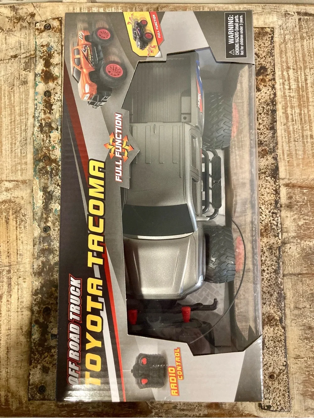 R/C Off Road Truck Toyota Tacoma Radio Control 27MHZ New Grey - Picture 2 of 15